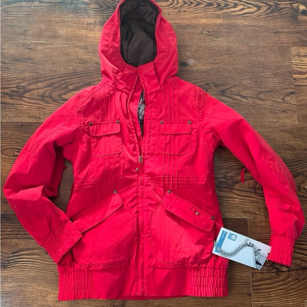Burton Red Women's Dry Ride size small jacket